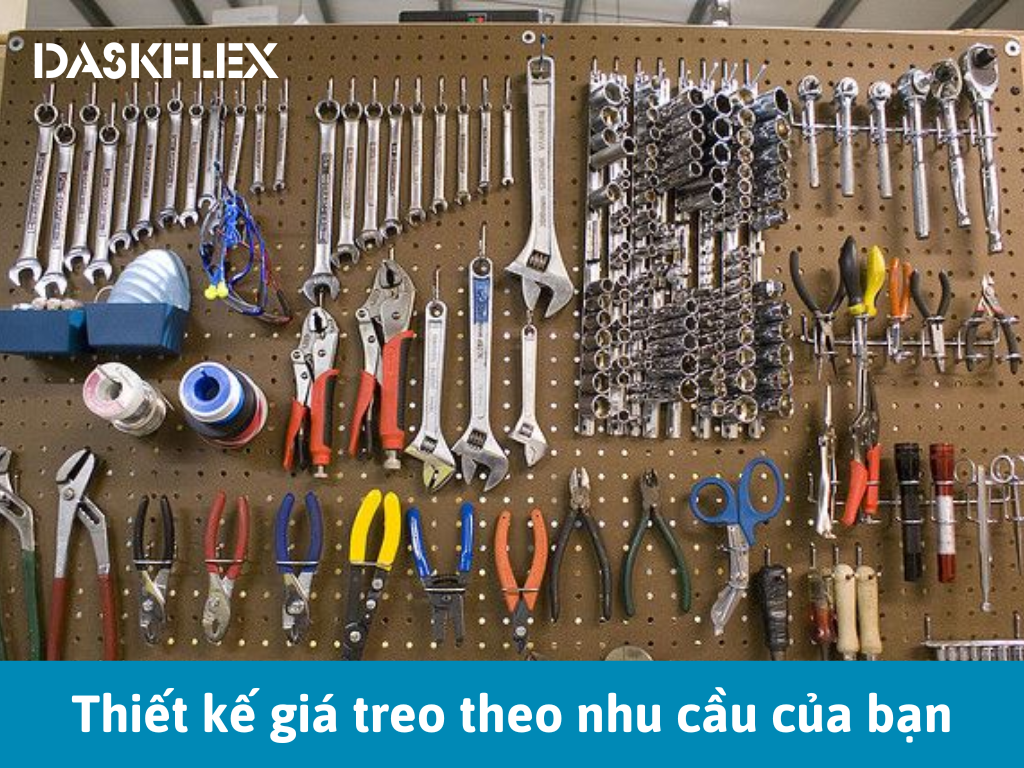 Thiết kế giá treo dụng cụ theo yêu cầu: Giải pháp cá nhân hóa cho nhà máy hiện đại