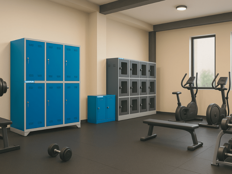 Vì sao phòng gym nên sử dụng tủ locker sắt để bảo quản đồ dùng cho hội viên?