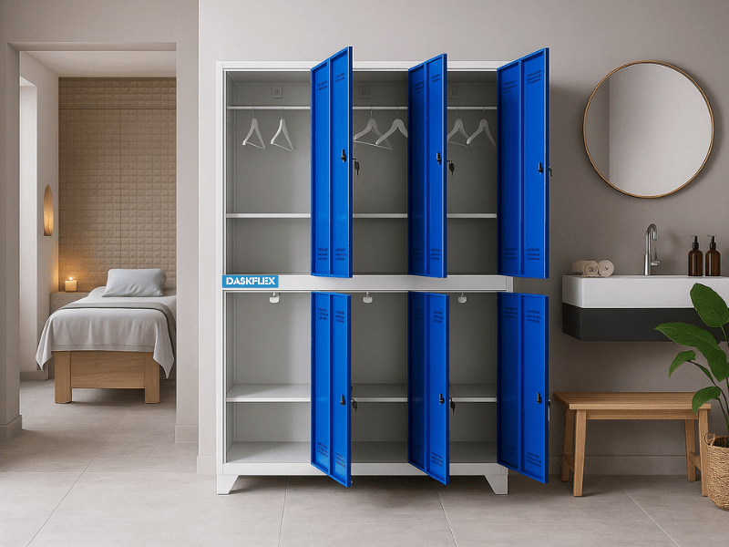 Tủ Locker trong dịch vụ: Giải pháp giúp trải nghiệm tại gym, spa, khách sạn