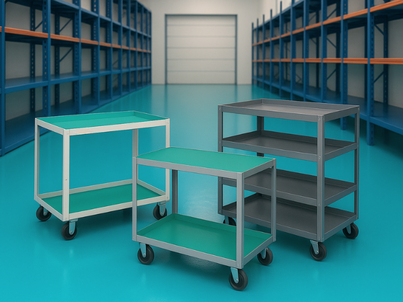 Cấu tạo và nguyên lý hoạt động của xe đẩy chống tĩnh điện ESD DASKFLEX