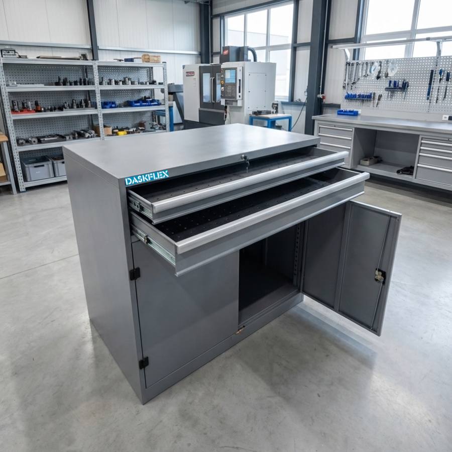 tủ phòng sạch 2 ngăn 1 khoang daskflex