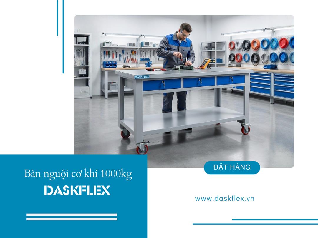 Bàn nguội cơ khí 1000 kg – Lựa chọn tối ưu cho xưởng sản xuất hiện đại