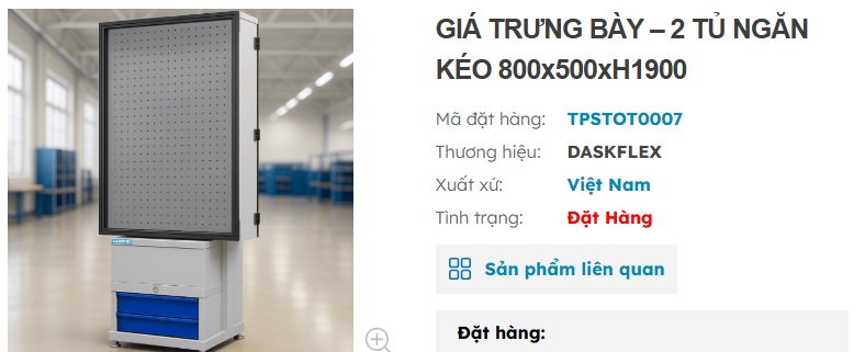 bảng treo dụng cụ đồ nghề 2 ngăn k&eacute;o