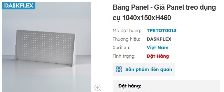 bảng treo dụng cụ đồ nghề cơ bản