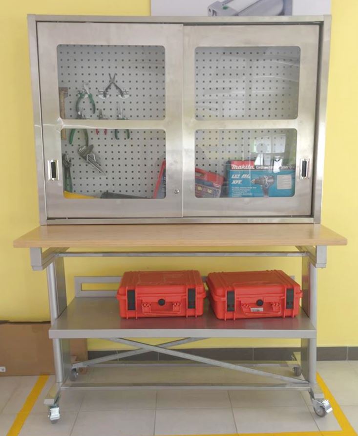 tủ c&aacute;nh trượt inox Dasklex thiết kế theo y&ecirc;u cầu