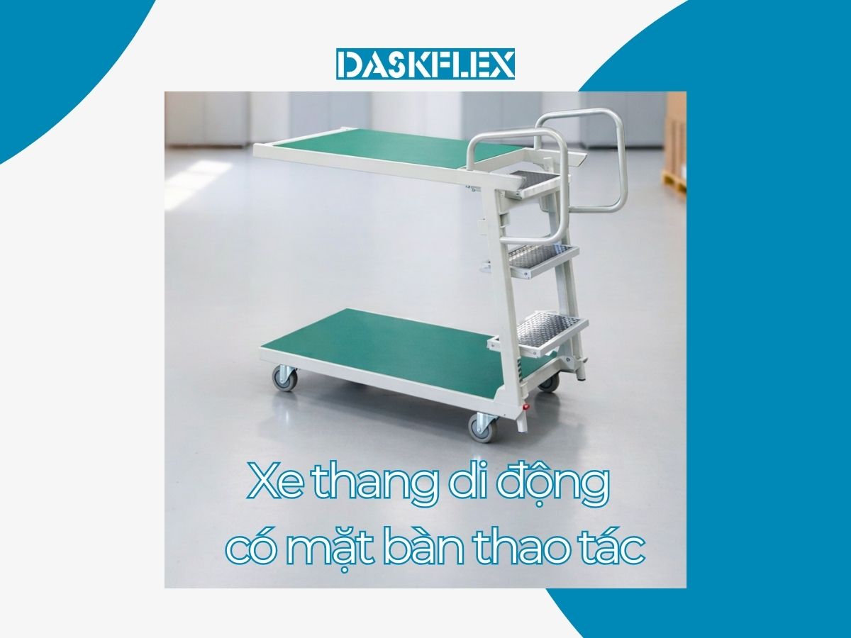 Xe thang di động là gì? Cấu tạo, ứng dụng và cách chọn chuẩn an toàn