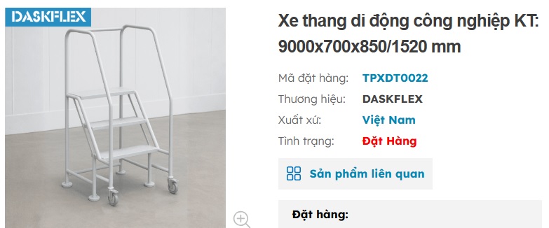 xe thang di động Daskflex