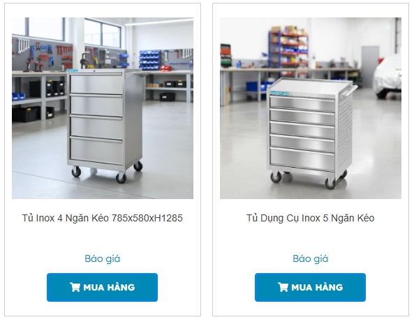 tủ đựng dụng cụ inox Daskflex