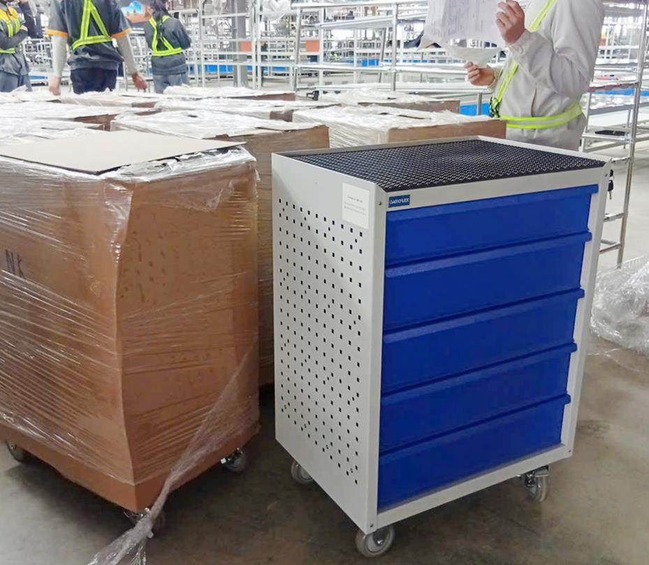 tủ đựng dựng cụ 5 ngăn Daskflex bàn giao cho khách