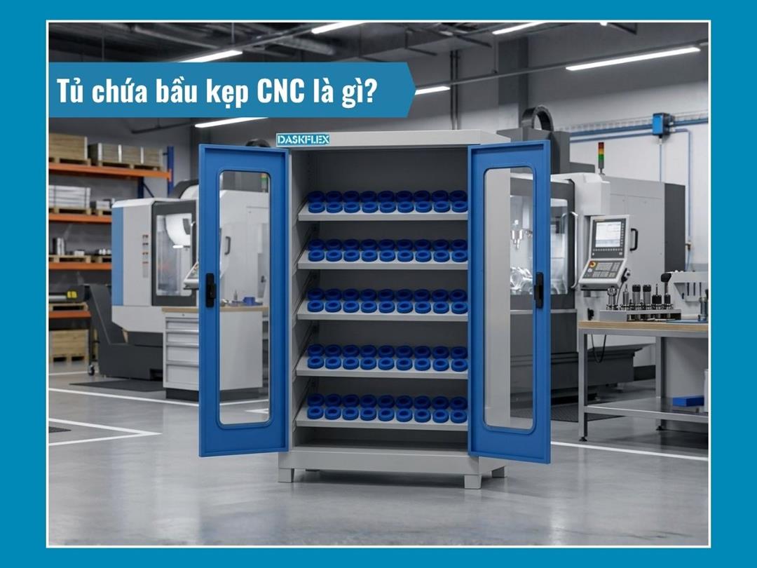 Tủ chứa bầu kẹp CNC là gì? Cấu tạo & chức năng chi tiết
