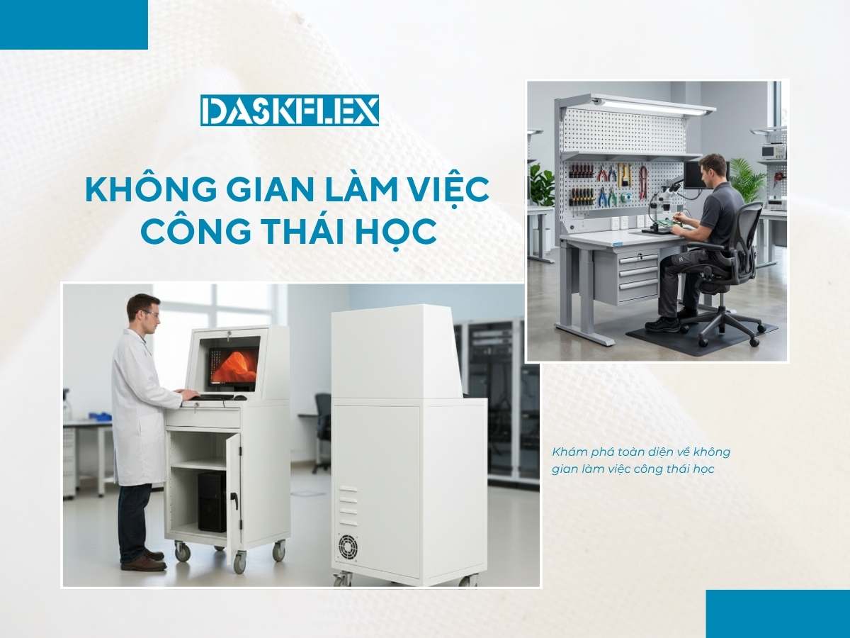 Không gian làm việc công thái học – Hướng dẫn toàn diện từ A–Z cho doanh nghiệp