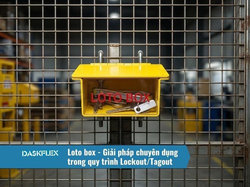 Loto Box Daskflex – Giải pháp kiểm soát an toàn Lockout/Tagout hiệu quả cho doanh nghiệp