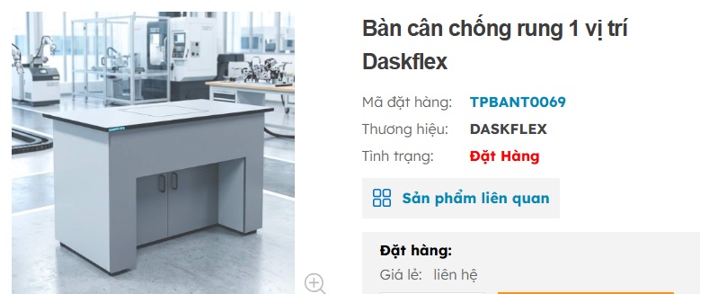 bàn cân chống rung phòng thí nghiệm