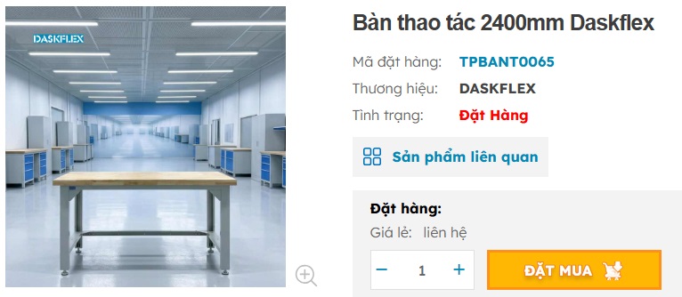 b&agrave;n thao t&aacute;c nh&agrave; xưởng