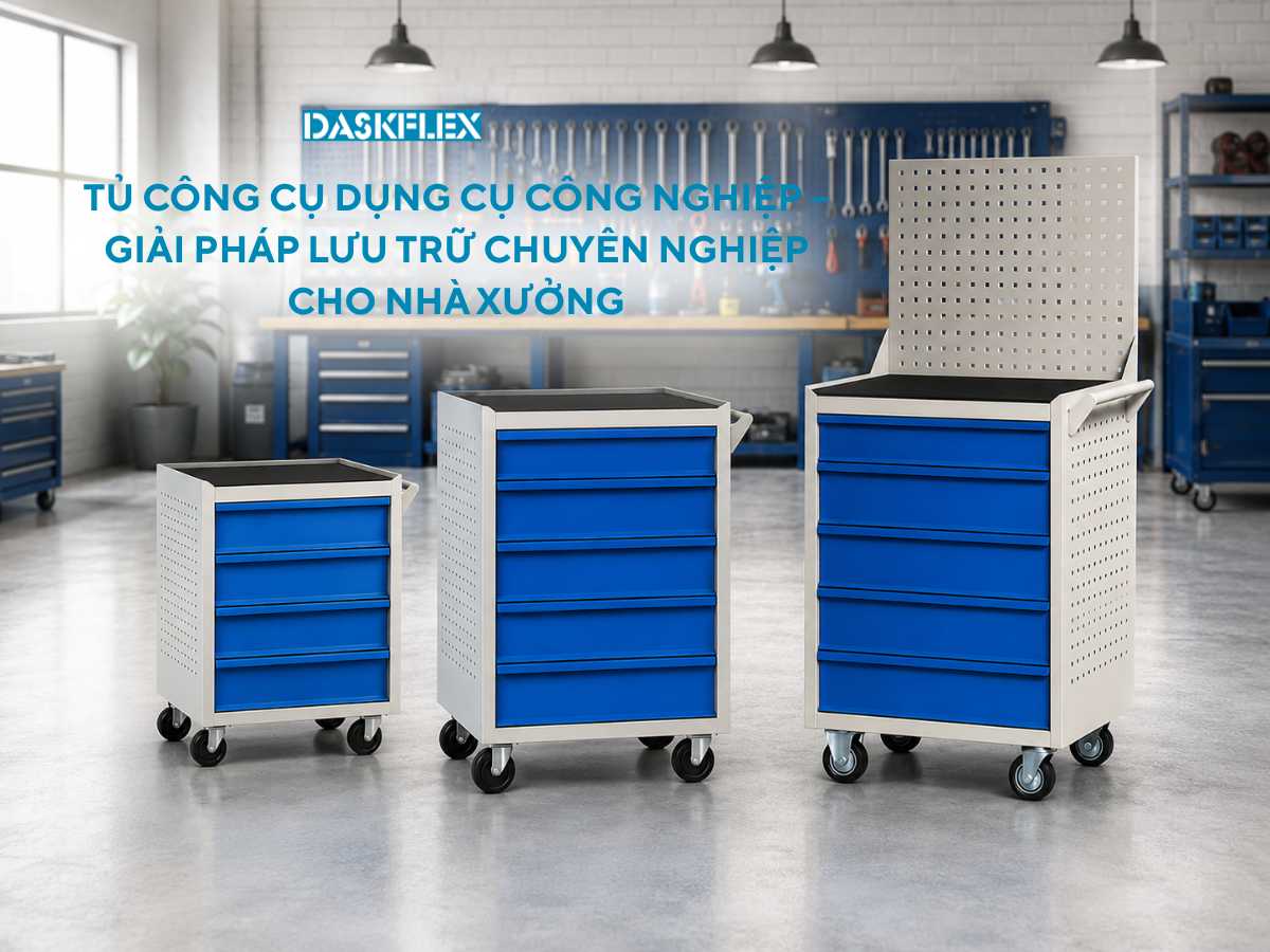 Tủ công cụ dụng cụ công nghiệp – Giải pháp lưu trữ chuyên nghiệp cho nhà xưởng