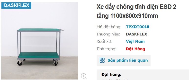 xe đẩy c&ocirc;ng nghiệp 