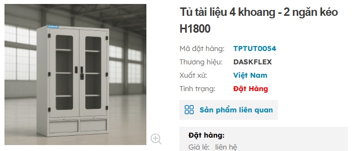 tủ t&agrave;i liệu văn ph&ograve;ng