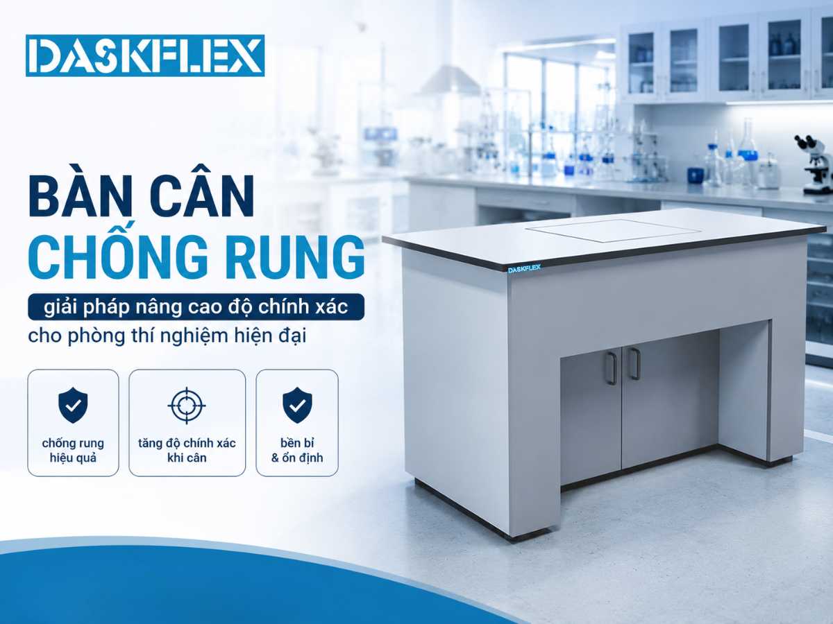 Bàn cân chống rung phòng thí nghiệm là gì? Cấu tạo chi tiết