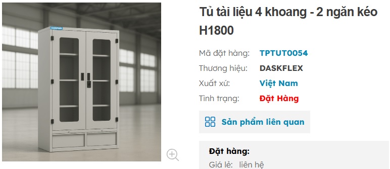 tủ hồ sơ c&ocirc;ng nghiệp