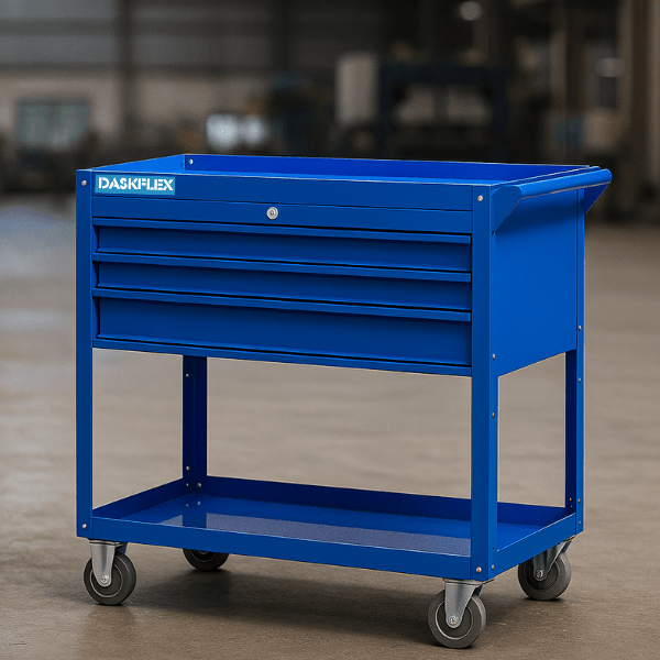 Xe đẩy 2 tầng 3 ngăn kéo 915x510xH850