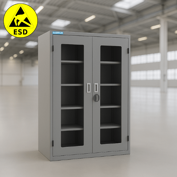 TỦ LƯU TRỮ 2 CÁNH MICA CHỐNG TĨNH ĐIỆN ESD 1000x550xH2000