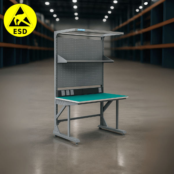 BÀN CHỐNG TĨNH ĐIỆN ESD CAO 1 MẶT 1500x875xH2045