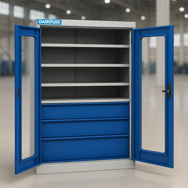 TỦ CHỨA GIÀY - MŨ - QUẦN ÁO BẢO HỘ H1800