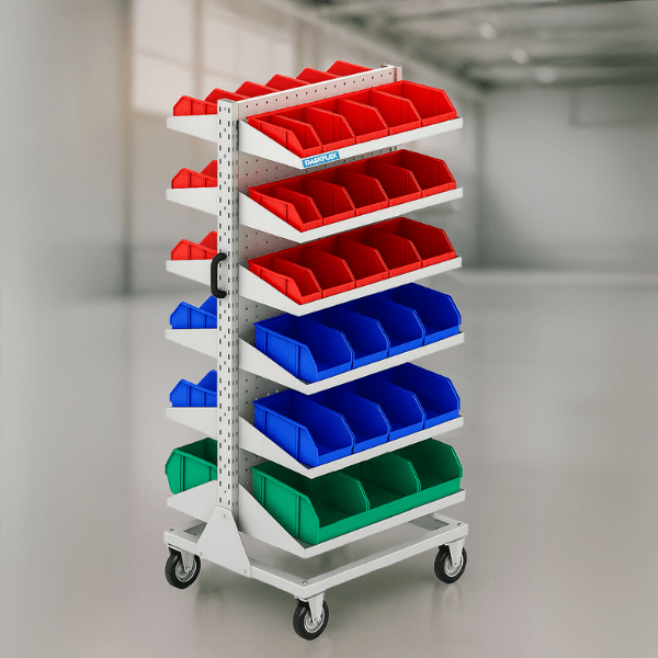 Xe đẩy linh kiện 12 tầng 760x640xH1420mm