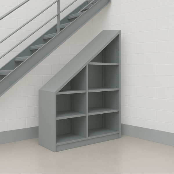 Kệ để đồ gầm cầu thang 1400x450xH1900