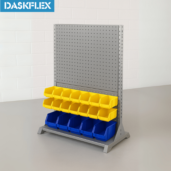 Giá treo dụng cụ cố định F10 - 5 tấm Panel và 2 thanh treo khay linh kiện