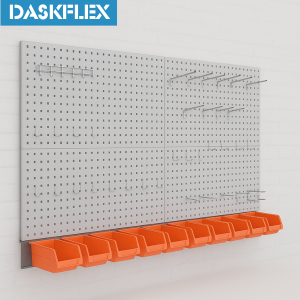 Panel treo dụng cụ lỗ vuông kích thước 980x410x20mm