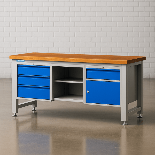 Bàn thao tác MO 2000x700xH850 3 cụm tủ