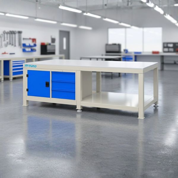 Bàn gia công cơ khí tải trọng 5000kg - 2400x1000x900mm