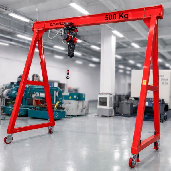 Cổng trục di động và pa lăng xích điện 500 kg