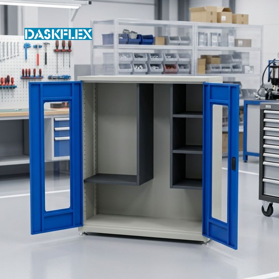 Tủ đựng dụng cụ vệ sinh - Cánh mi ca 1100x450x1300