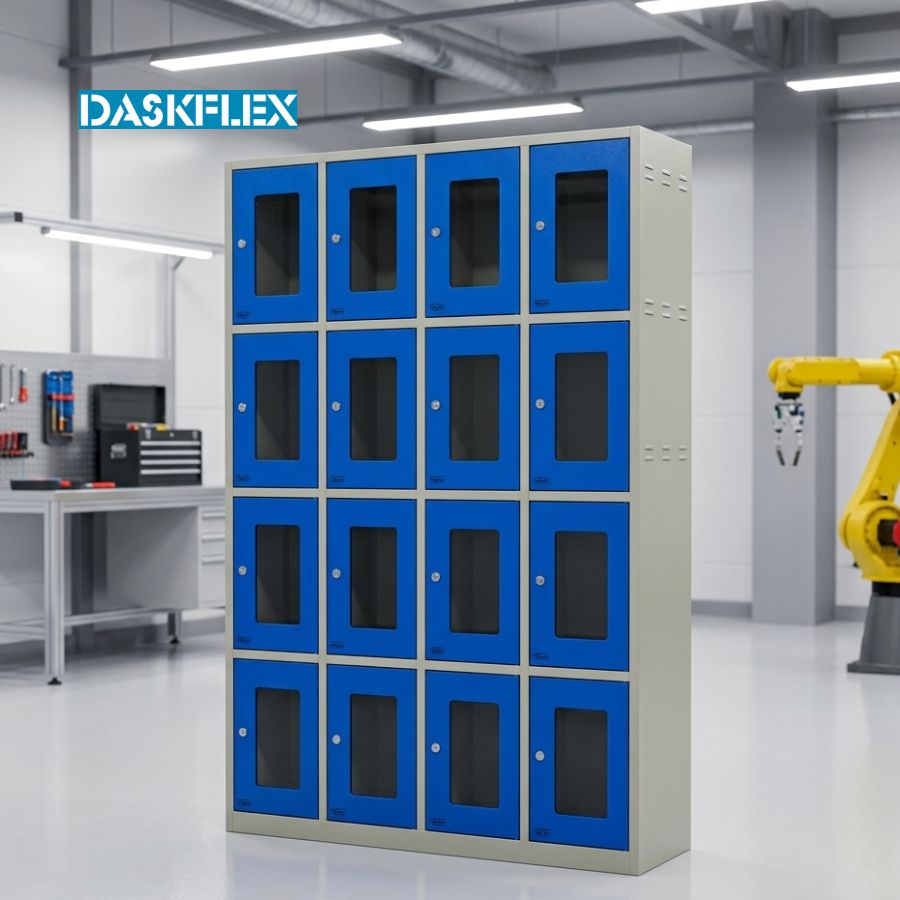 Tủ locker đựng đồ bảo hộ 1200x400x2000