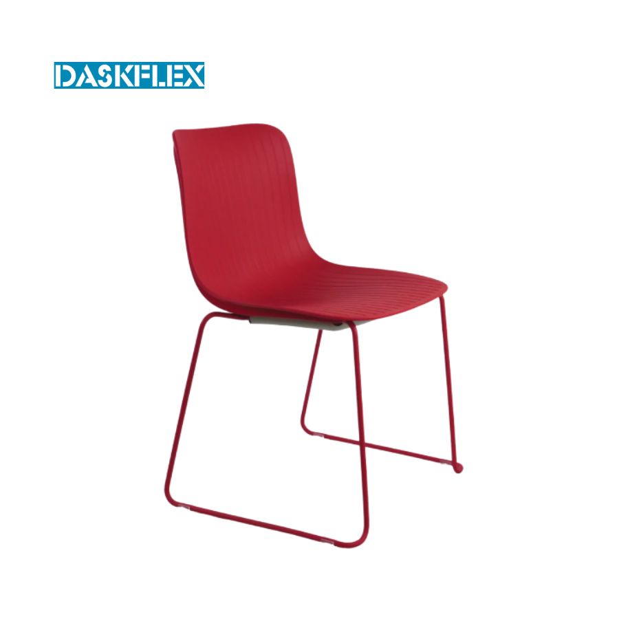 Ghế nhựa hình chuồn 540x540x785mm Daskflex 