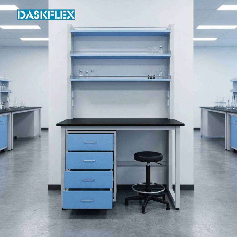 Bàn thí nghiệm Áp tường 2400 X 750 X 800 mm Daskflex
